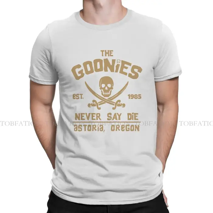 T-shirt Goonies Movie pour homme, Never Say Die, SemiLeisure PVD, 100% coton, ChimFluffy