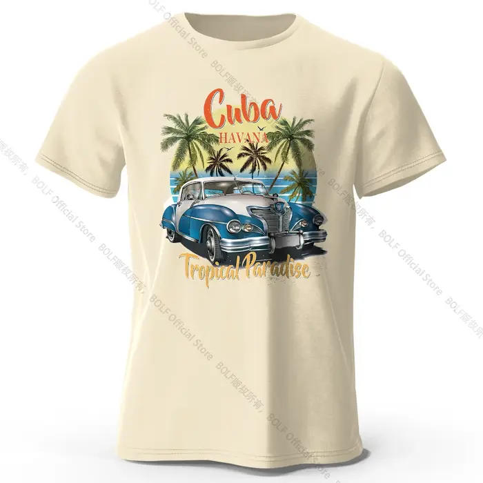 T-Shirt unisexe pour hommes et femmes, 100% coton, avec médaille de marché bord de mer imprimée, vêt