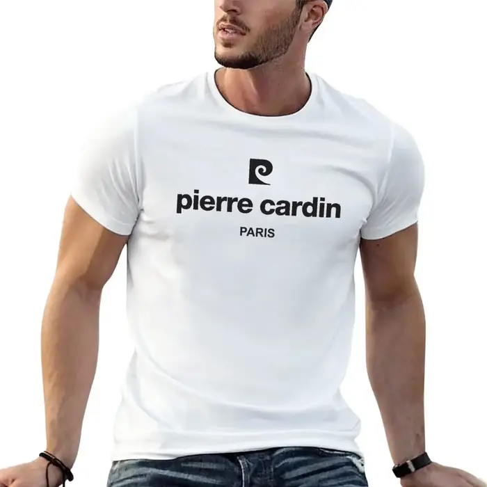 2025 nouveau Pierre Cardin T-shirt fan de sport T-shirt personnalisé chemise à séchage rapide blanc 
