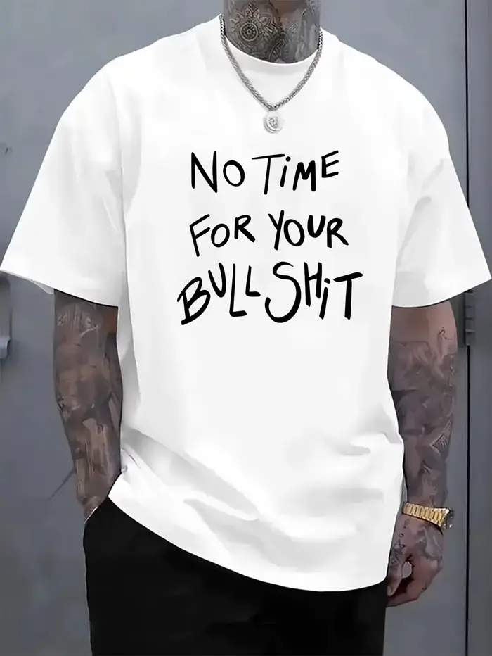 T-shirt élégant pour homme : 100 % coton