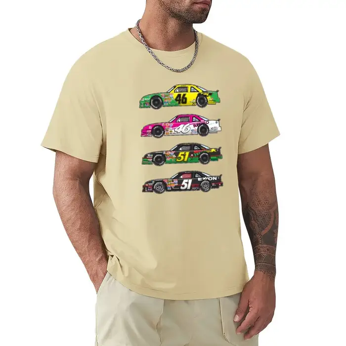 T-shirt Days of Thunder Car Collection Illustration, Cole Trickle, Rowdy Burns, vêtements hippies, h