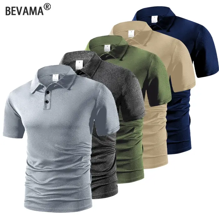 Polo d'été respirant pour hommes
