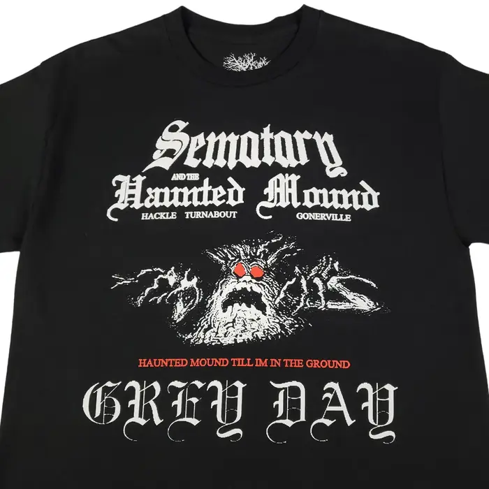 T-shirt Sematary Grey Day Tour, 2 côtés, 2023