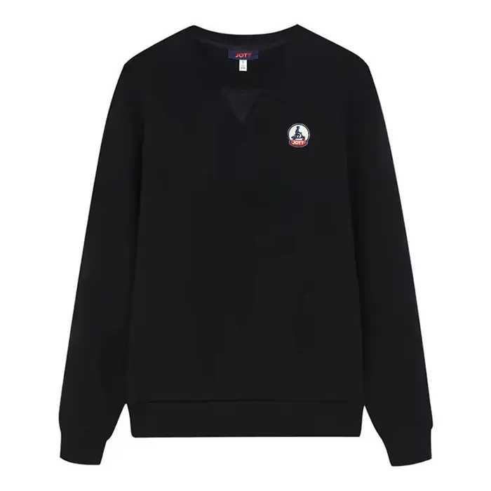 Printemps automne haute qualité haut col en o sweats coton broderie décontracté sweat à capuche pour