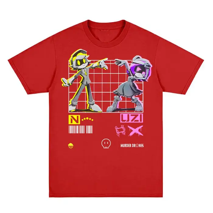 MURDER DRONES T-SHIRT 2026 nouveau identique au site officiel