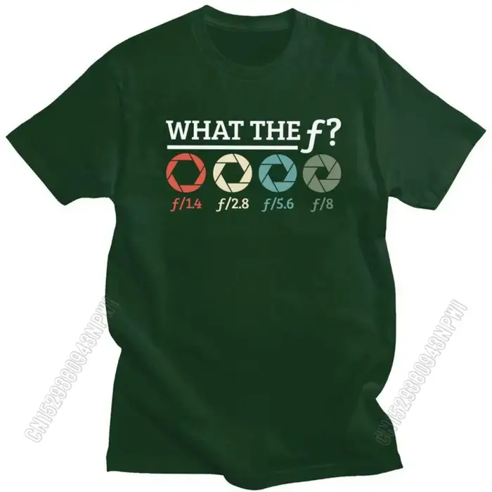 Photographe La F T-shirt Pour Hommes En Coton T-shirt Loisirs T-Shirts D'ouverture De la Caméra Phot