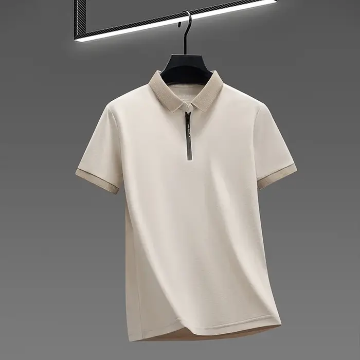Nouveau Polo Homme 2026 à Col Zippé