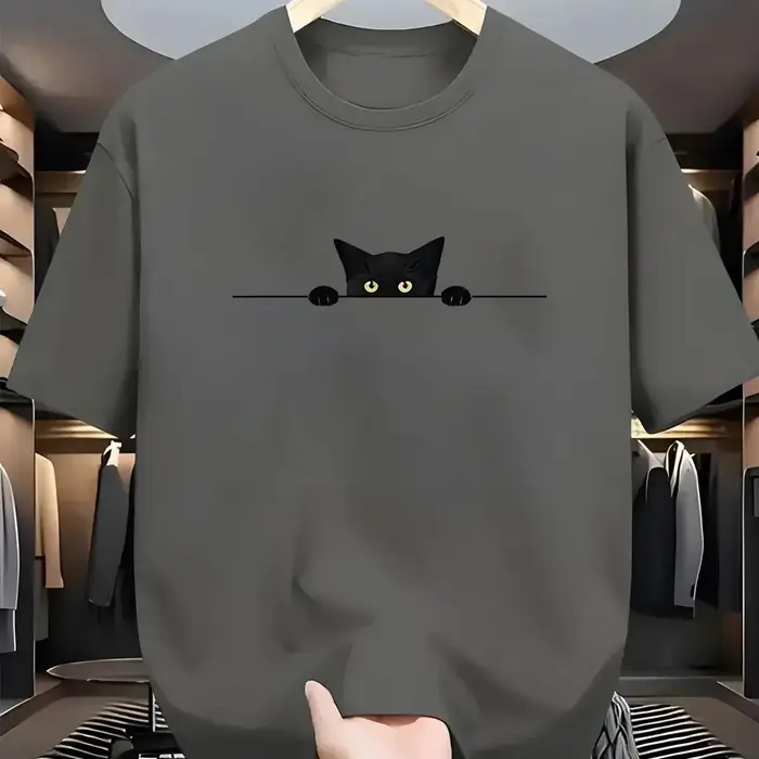 T-shirt à col rond pour hommes