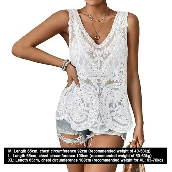 Nouveau tricot creux Crochet hauts évider respirant