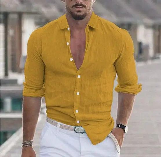 Chemise en coton pour hommes