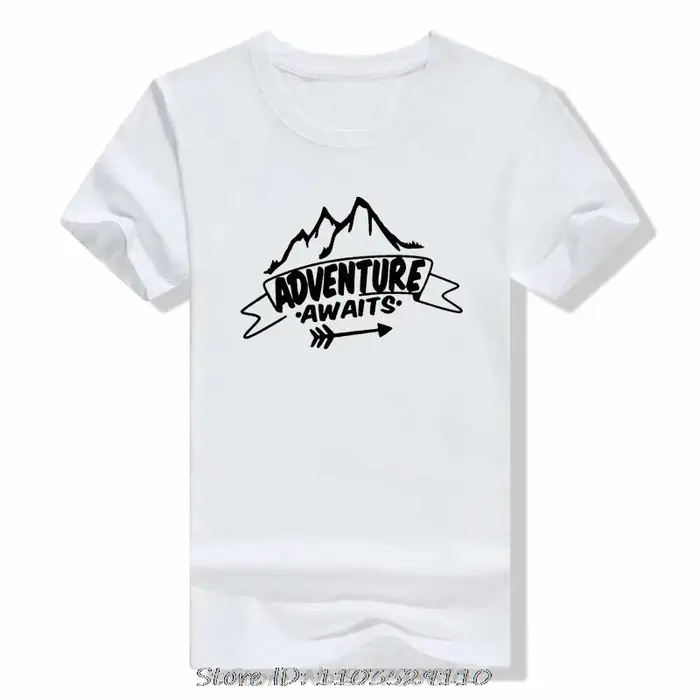 T-shirt unisexe Eat Sleep Travel Antibodies Mountains
