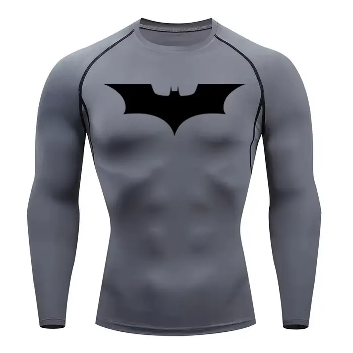 Haut athlétique de compression pour hommes – Manches longues
