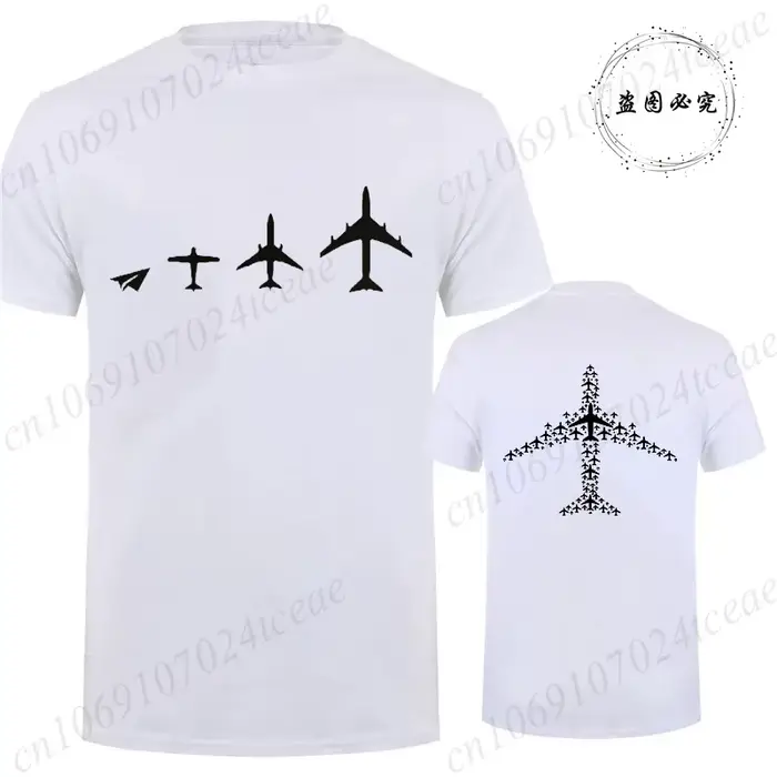 T-shirt Flying Up Airplane pour hommes et femmes