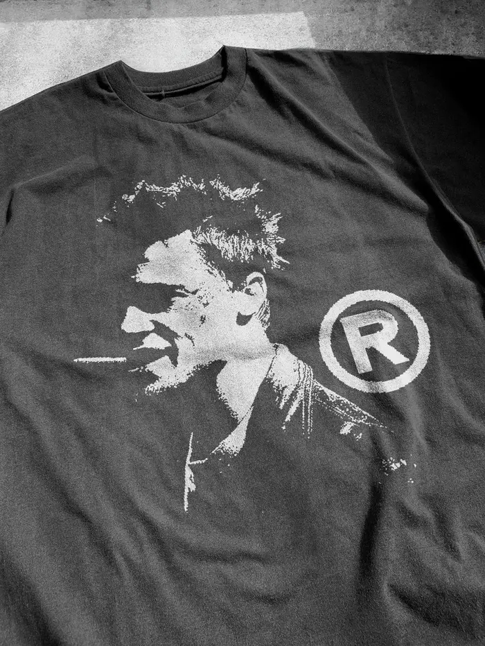 T-shirt rétro américain « Fight Club » pour toutes les saisons, hommes et femmes, vêtements de rue d
