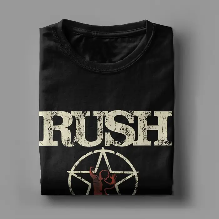 Rush Band T-shirt en coton pour hommes