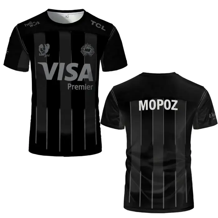 Nouveau maillot d'e-sport Gentle Mates M8 Team pour hommes