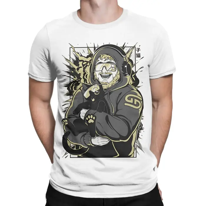 T-Shirts pour hommes caseoh merch Vintage coton
