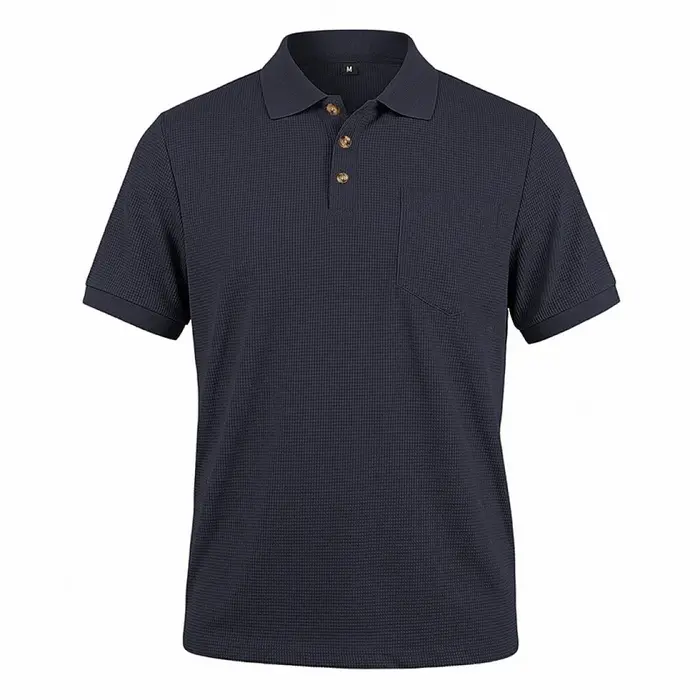 Polo pour homme 2026 – Nouvelle collection été – Tissu gaufré décontracté et respirant – Coupe ample