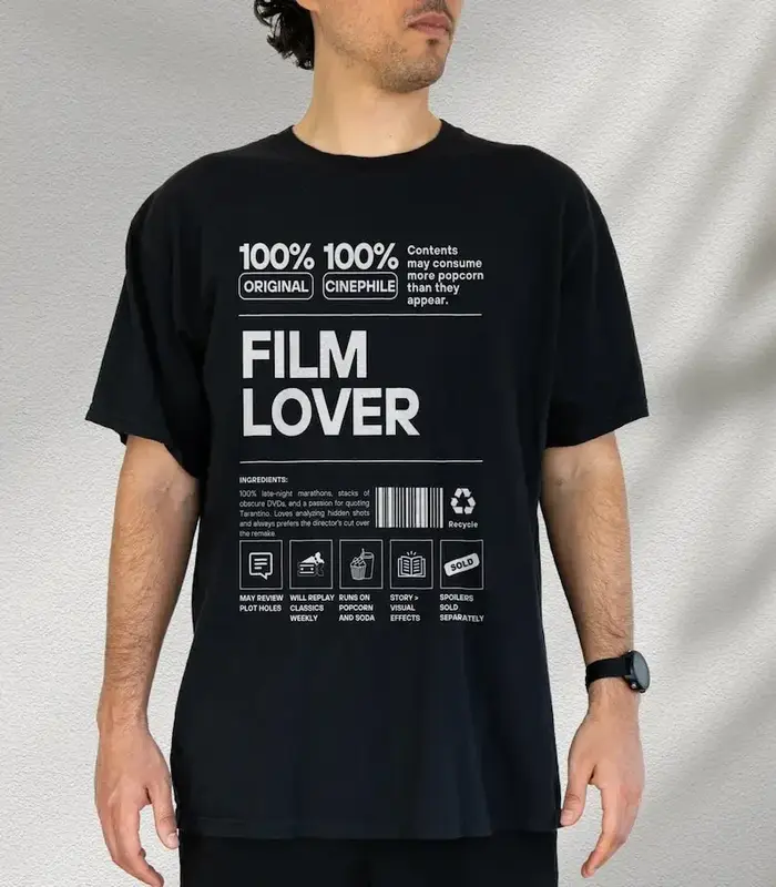 T-shirt amoureux du film