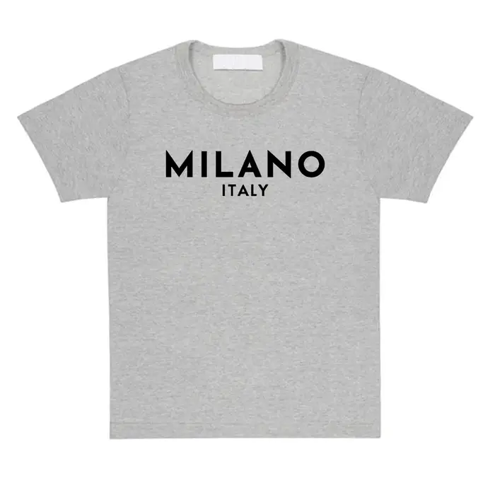 Économie unisexes à manches courtes Italie Milano City Fashion