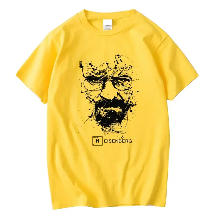 Hommes mode haut décontracté qualité 100% coton Breaking Bad t-shirts hommes Heisenberg Camisetas Ho