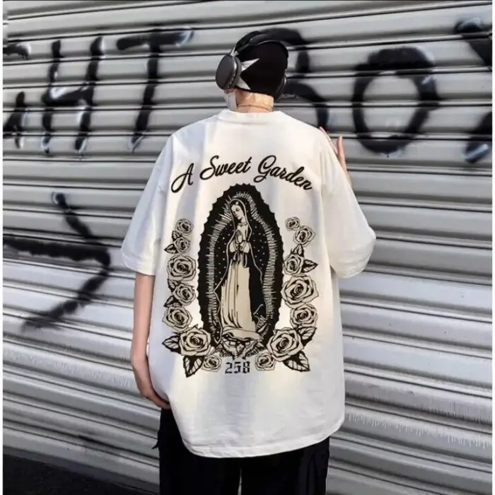 T-shirt ample surdimensionné pour hommes