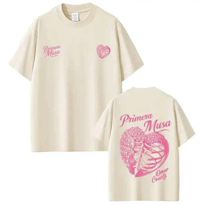 Omar Courtz Primera Musa Album Tour Merch T-shirt hommes femmes Hip Hop mode
