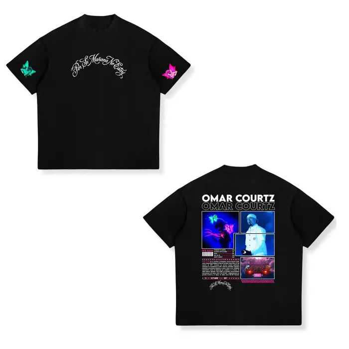 T-shirt Omar Courtz Primera Musa Tour pour hommes et femmes