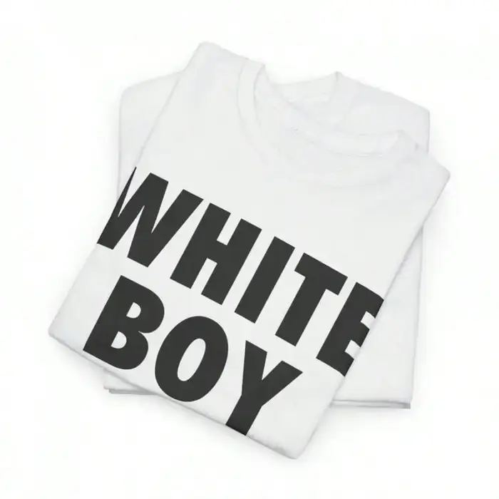 Blanc garçon de l'année chemise hommes femmes surdimensionné été coton imprimé à manches courtes T-shirt rétro