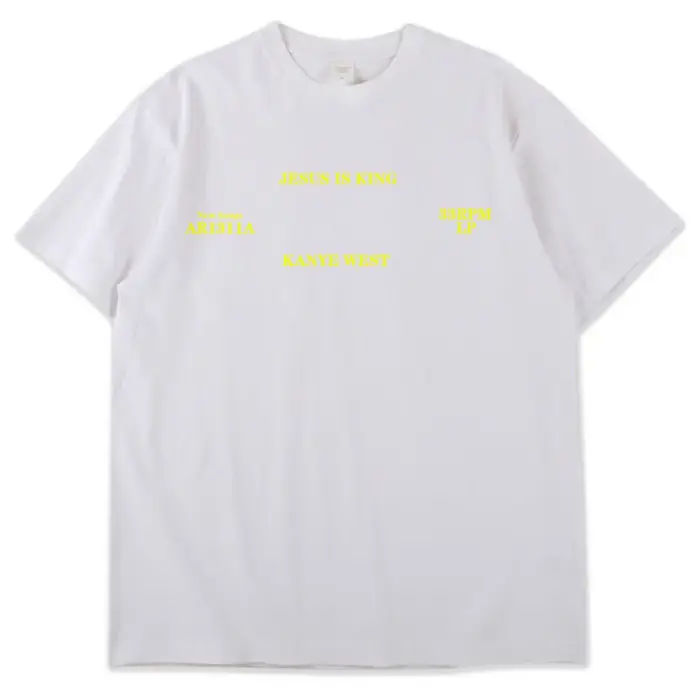 T-Shirt Kanye West à Manches Courtes pour Homme et Femme