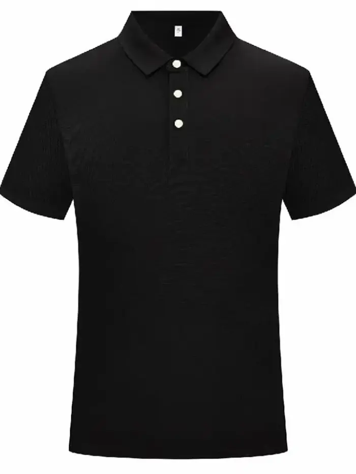 Meilleur luxe soie lin coton hommes polos pour hommes vêtements Polo de luxe hommes été respirant ch