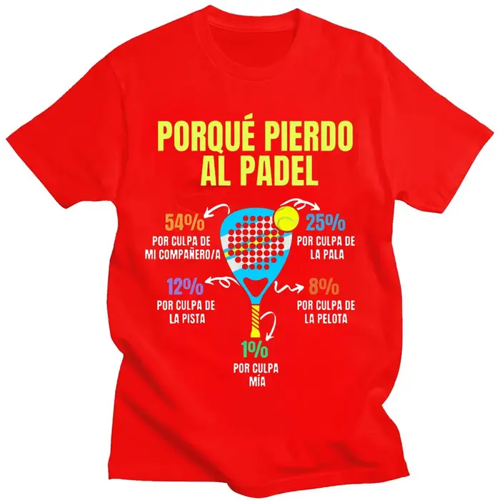 T-shirt de Padel Divertido pour hommes