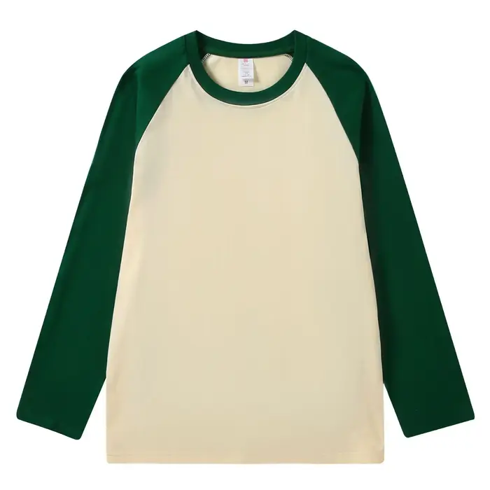 T-shirt à manches longues en pur coton pour hommes et femmes