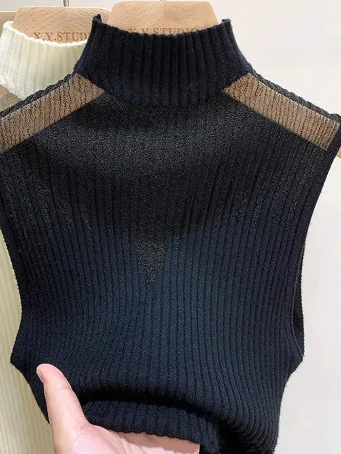 Haut tricoté en maille pour femmes