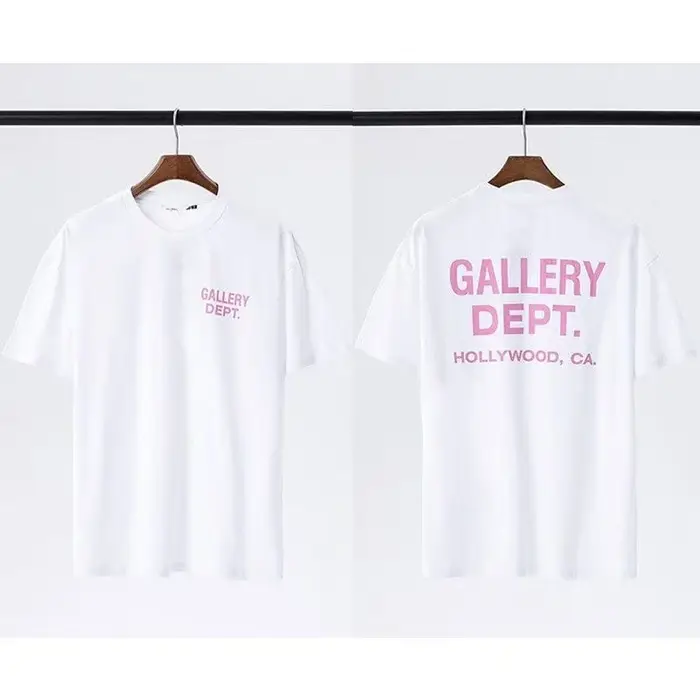T-shirt imprimé avec lettres de marque pour hommes, T-shirt streetwear Hollywood, haut décontracté à