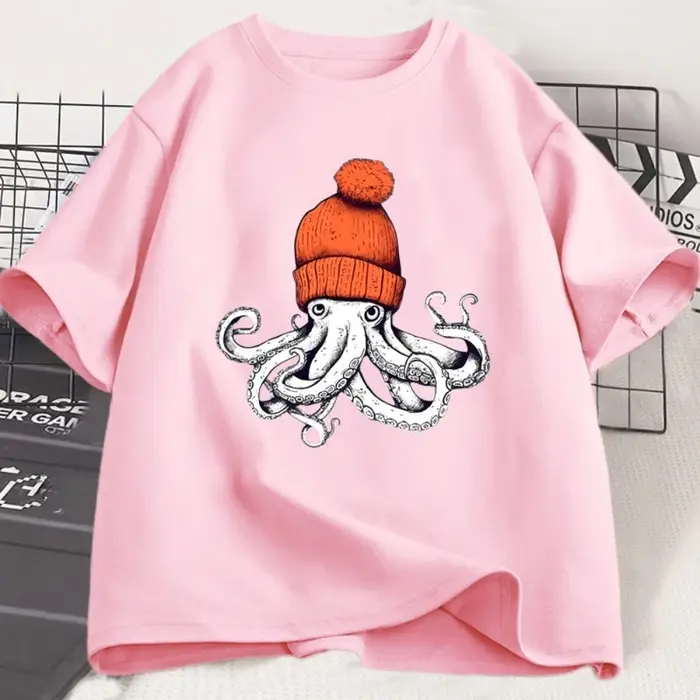 T-shirt décontracté à manches courtes et col rond