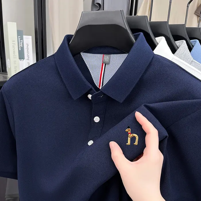 Polo à manches courtes pour hommes