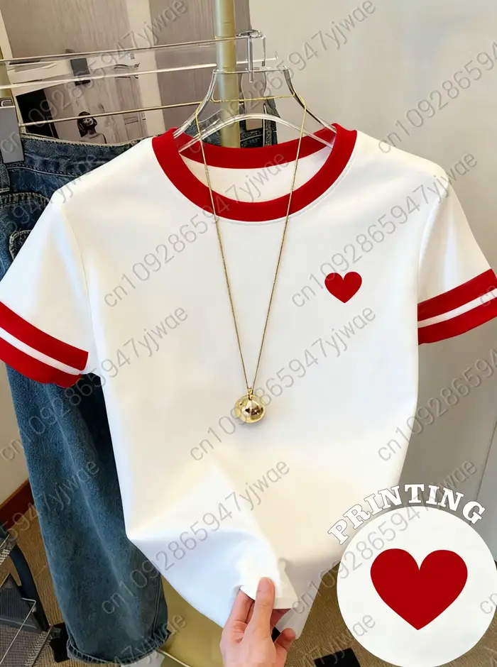T-shirt pour femme à manches courtes