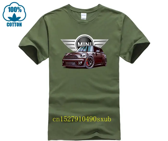 T-shirt col rond avec logo Mini Cooper Racing