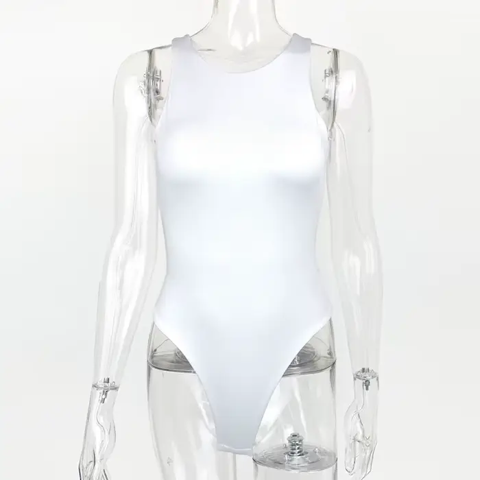 Body sans manches pour femmes, col rond, haut pour femmes, kaki, noir, nouvelle collection automne-h