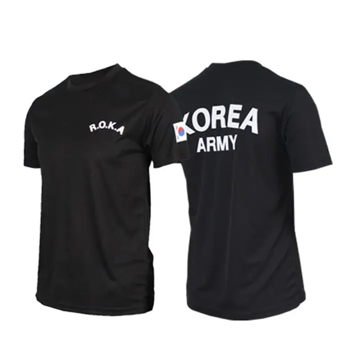T-shirt Unisexe en Coton Respirant pour Hommes de l'Armée Coréenne R.O.K.A ROKA – Nouvelle Collectio