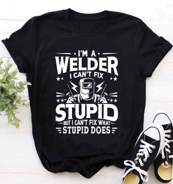Chemise de soudeur t-shirt de soudage Streetwear polyvalent à manches courtes graphique hommes femme