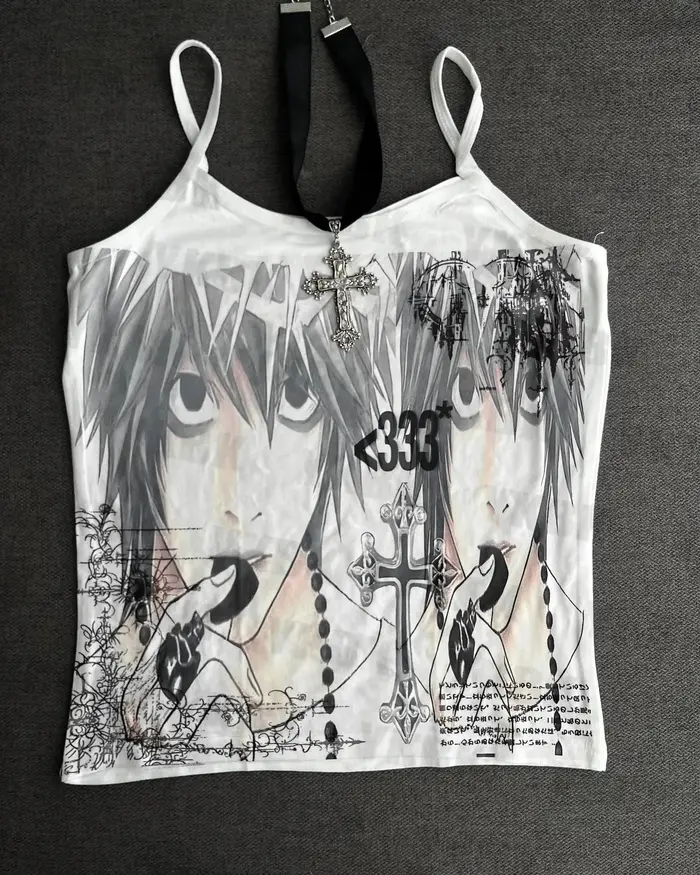 Vêtements féminins Grunge Goth Sexy Crop Tops pour femmes
