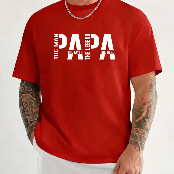 T-shirt drôle Papa le Homme le Mythe la Légende pour hommes