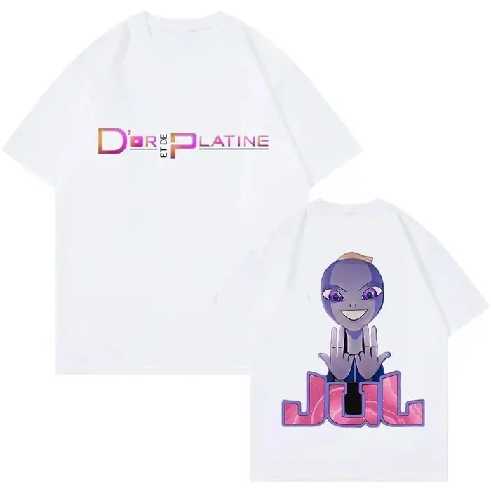 Nouveau T-shirt graphique vintage Rapper Jul pour hommes et femmes, T-shirt Hip-hop tendance, T-shir