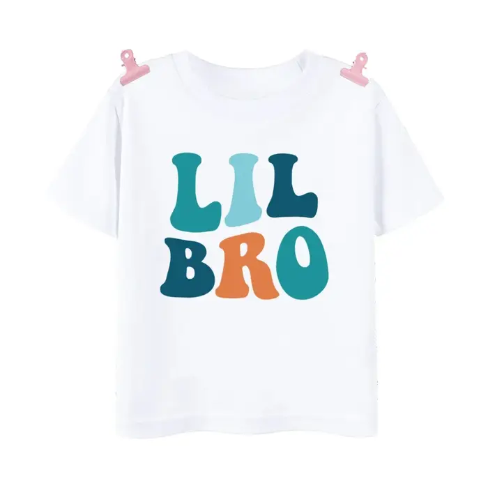 T-shirt assorti pour la famille, grand frère, petit frère, vêtements pour garçons et frères, hauts à