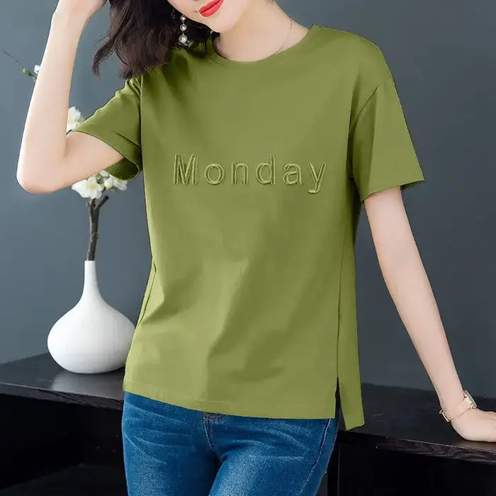 T-shirt à manches courtes pour femmes