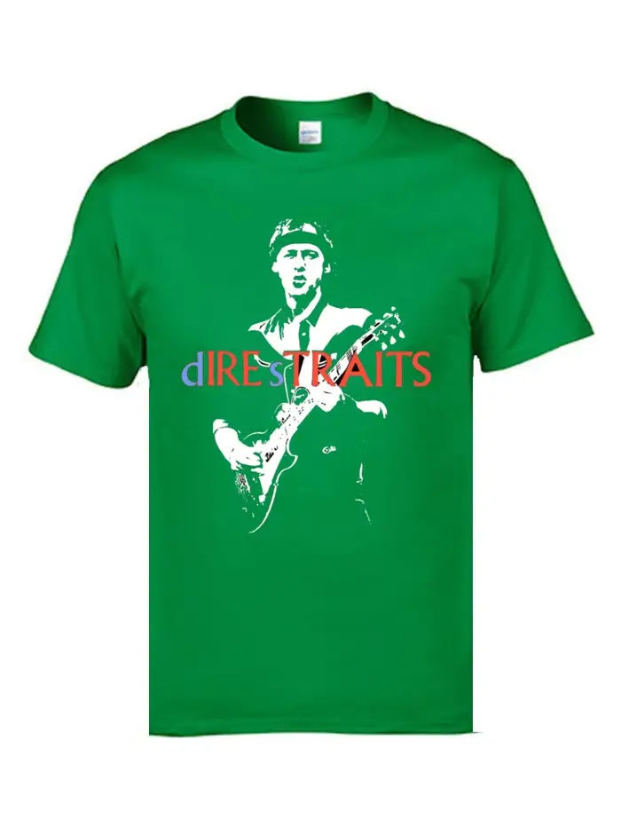 T-shirt hiphop JERock Dire Straits pour hommes