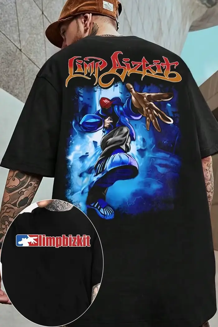 Limp Bizkit Rock Band T-shirt graphique pour hommes et femmes