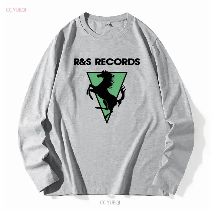 R S Records t-shirt Vintage maison musique manches longues ou courtes